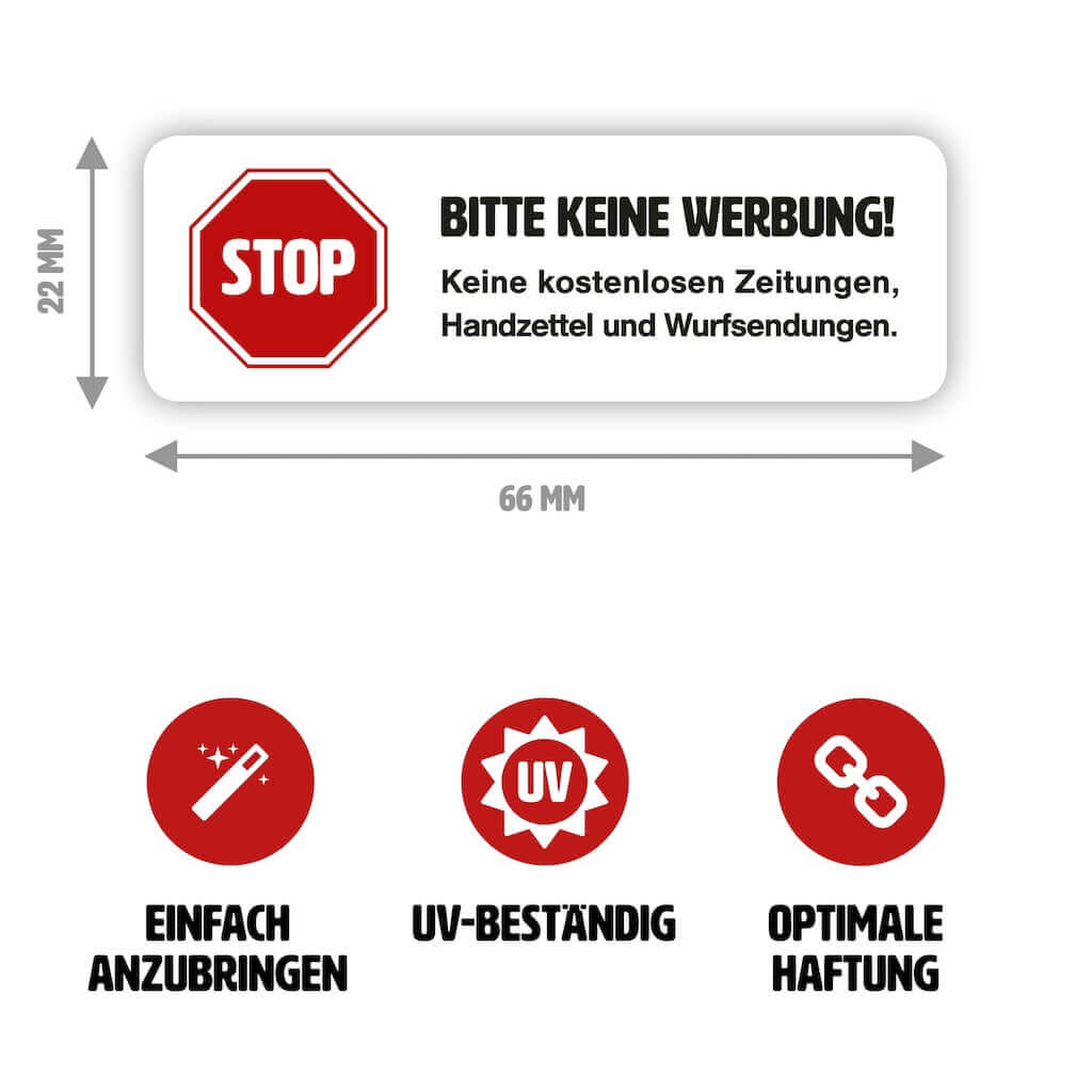 Bitte Keine Werbung Aufkleber