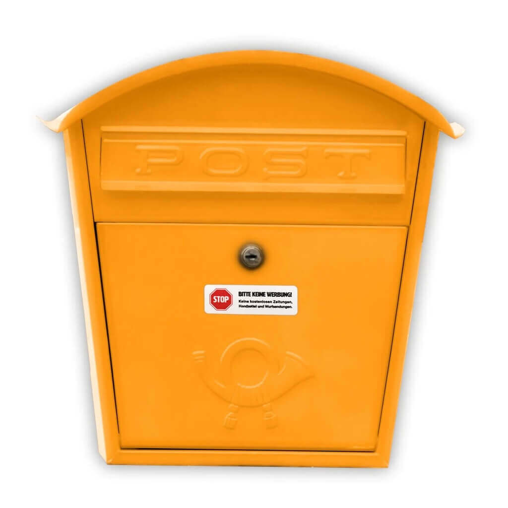 Bitte Keine Werbung Magnetschild auf einem Briefkasten